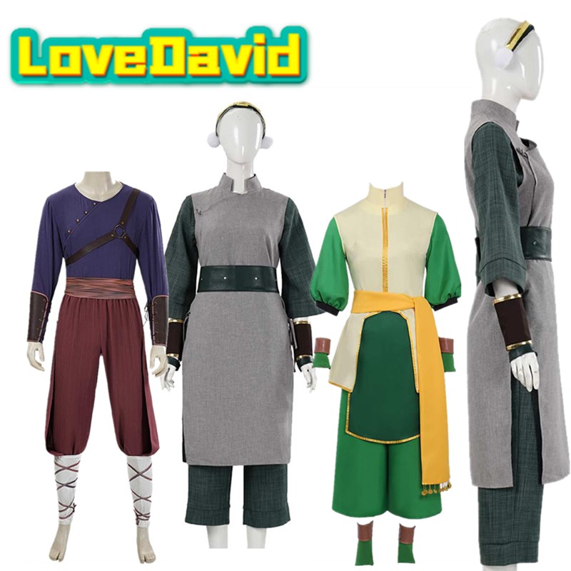 Cosplay Avatar Anime - Costume Cosplay Toph Beifong Zuko Avatar