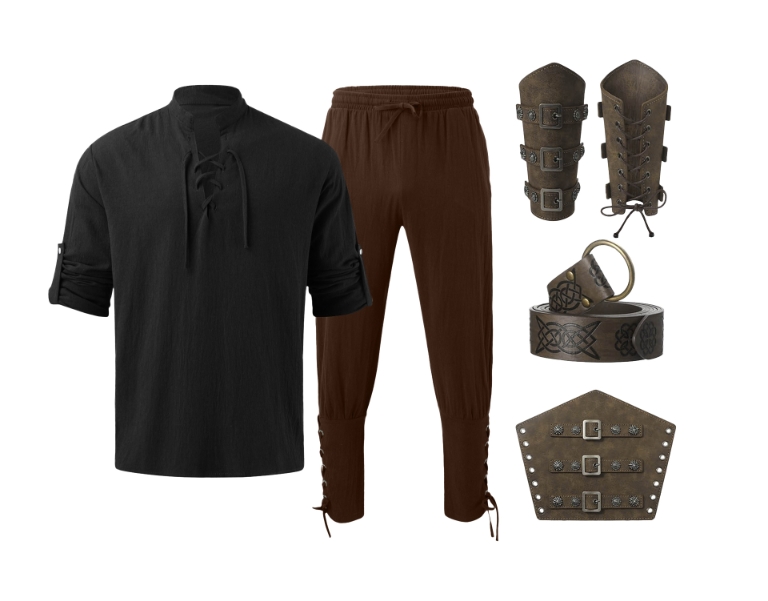 Anime Cosplay Of - Set di 4 costumi da uomo
