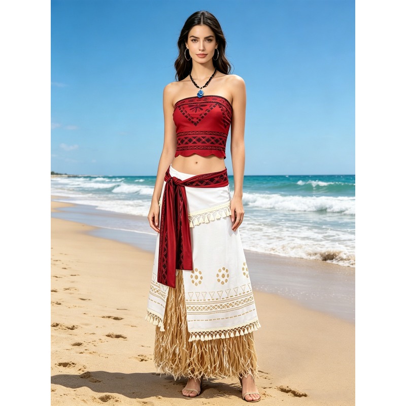 Anime Cosplay Romance - Set Cosplay Moana Versione Live Anime