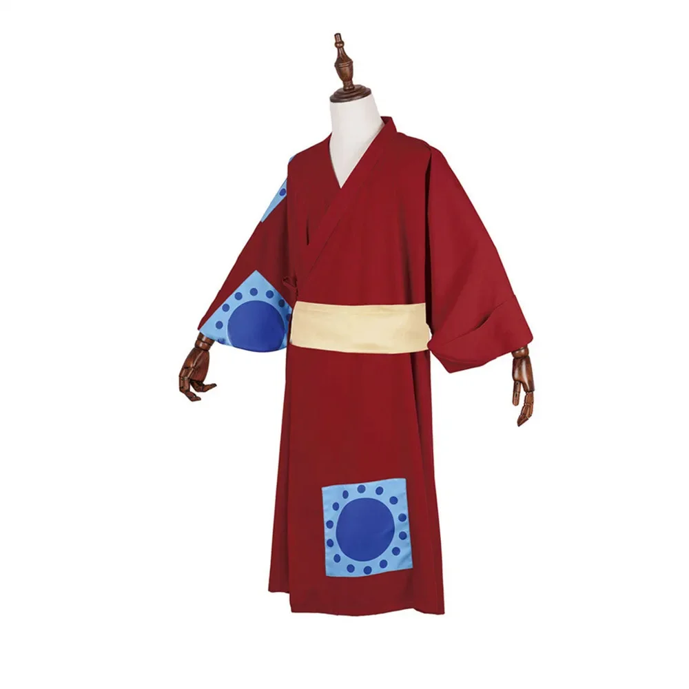 Anime Cosplay One Piece - Costume cosplay Kimono rosso Anime One