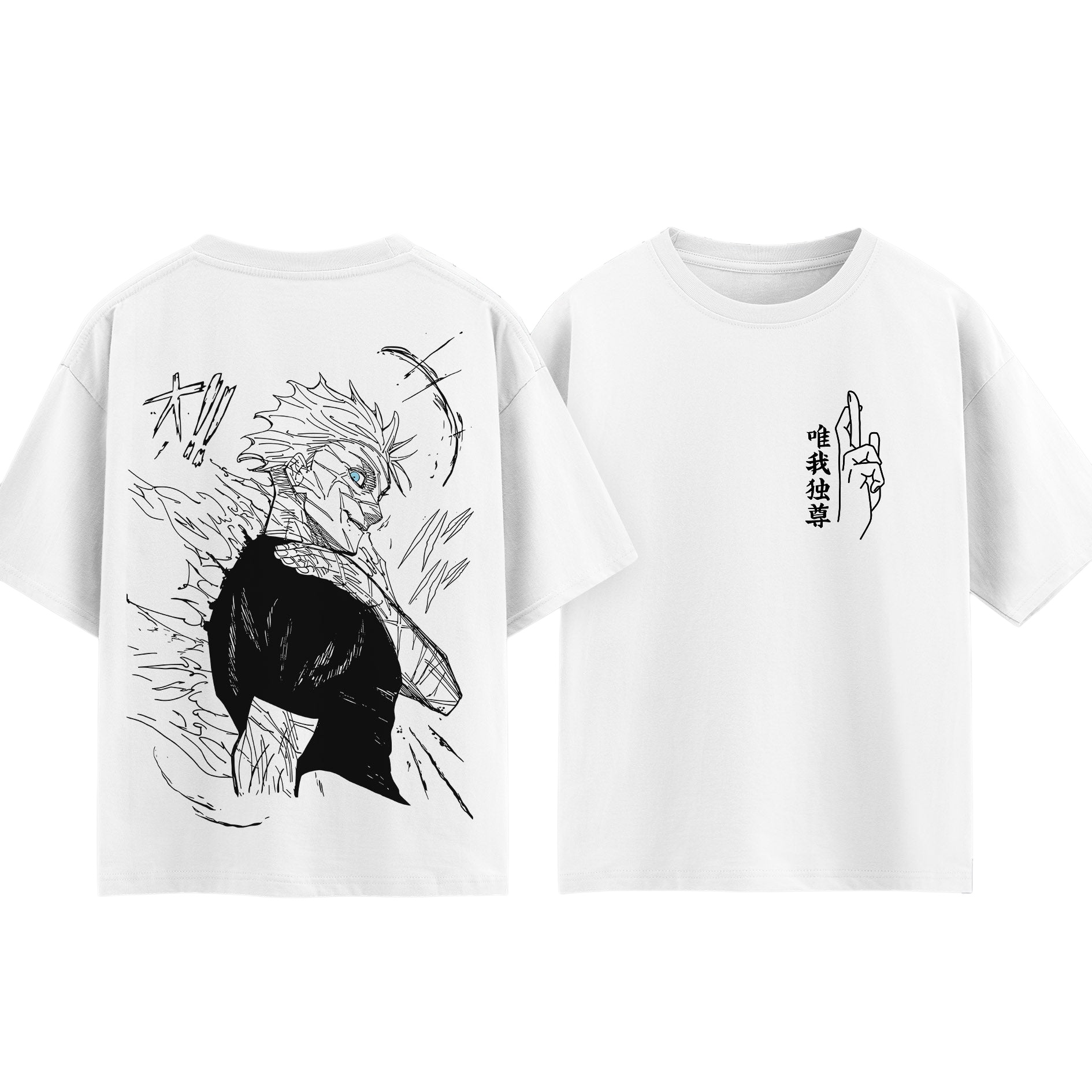 Jujutsu Kaisen Uniform - T-shirt Anime Jujutsu Kaisen Gojo Satoru