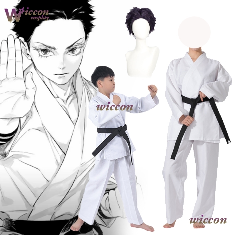 Anime Cosplay Of - Vestito da addestramento per karate bianco
