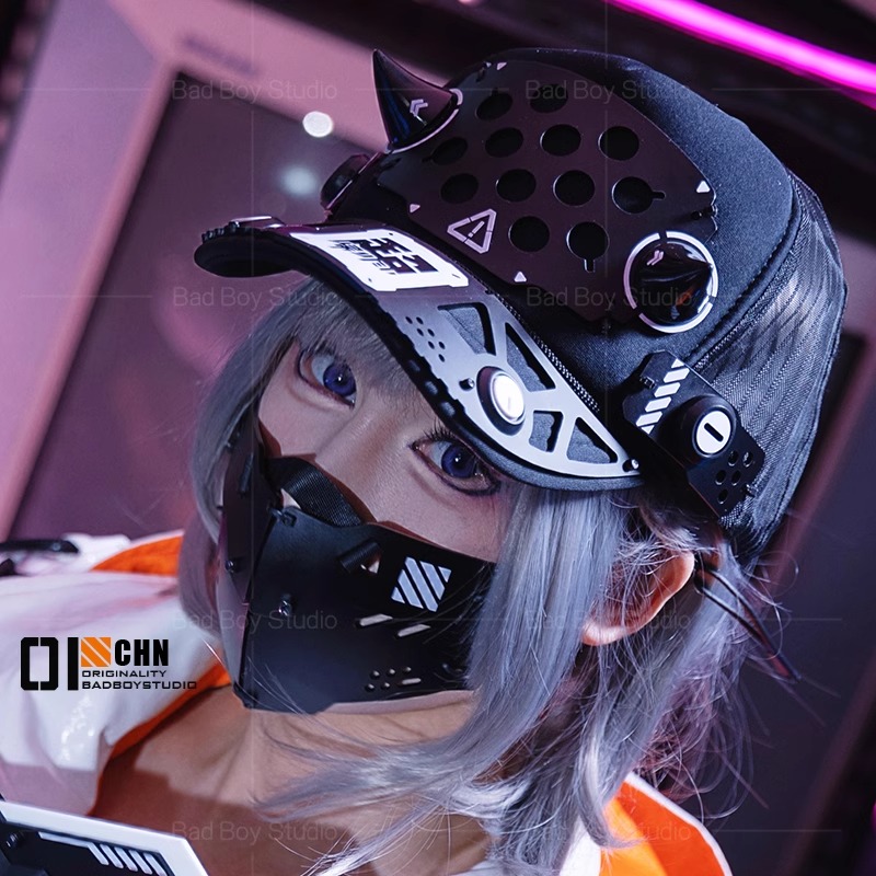 Anime Cosplay Armor - 2025 Gioco Cyberpunk Maschera Cosplay Accessori