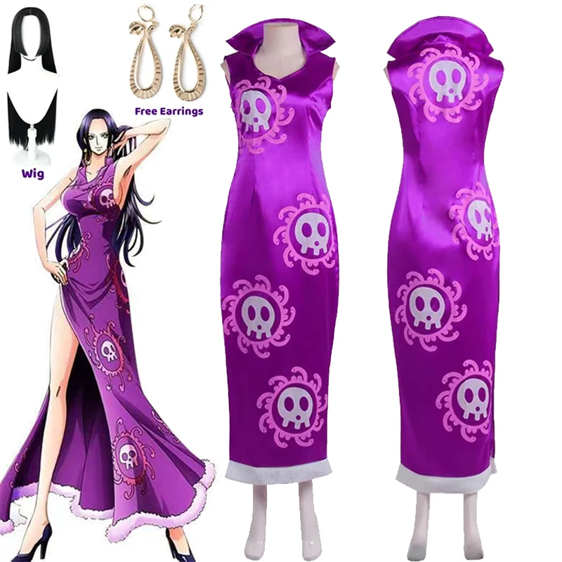 Anime Cosplay One Piece - Costume Cosplay di Queen Boa Hancock,