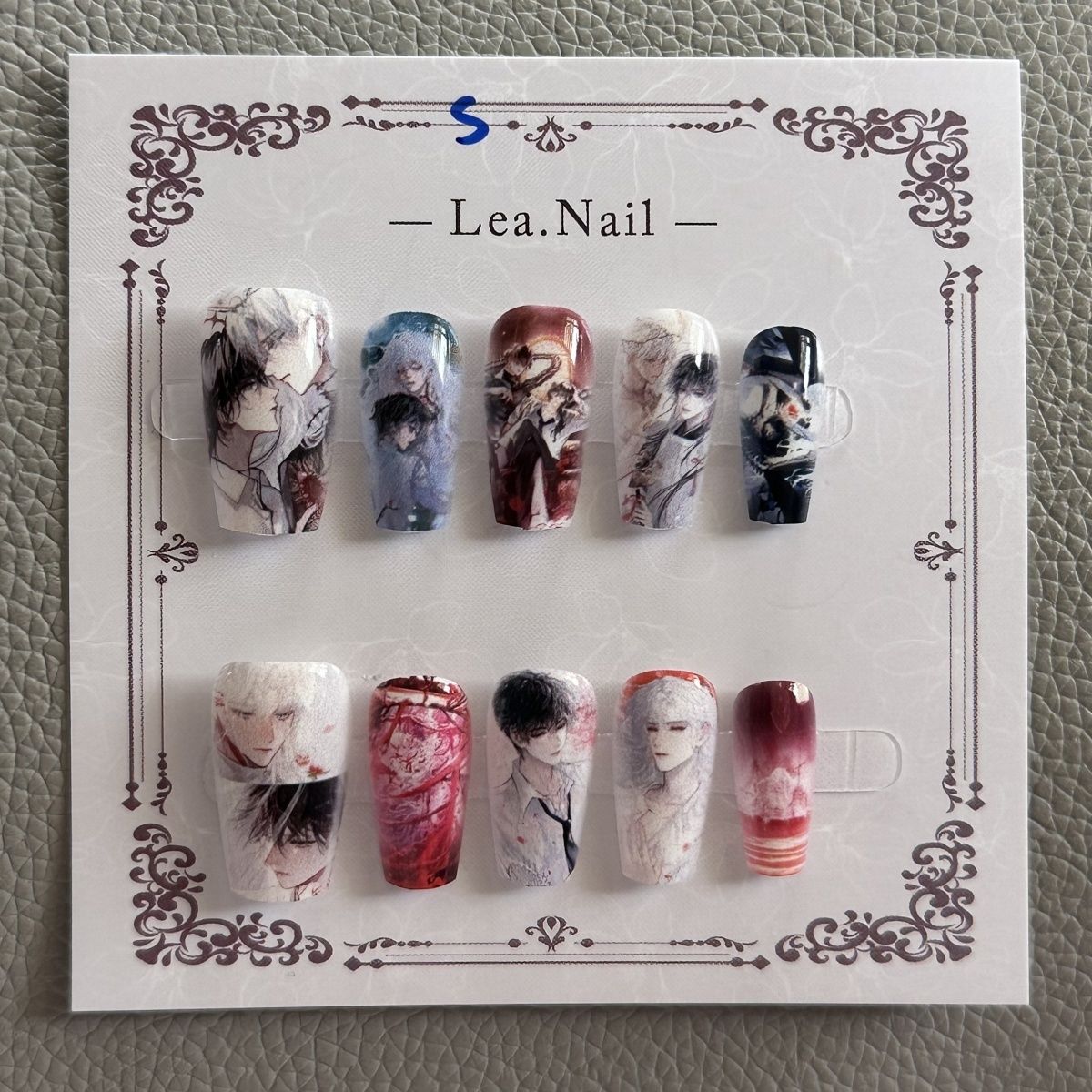 Anime Cosplay Armor - Morte del gioco Nail Art Decora