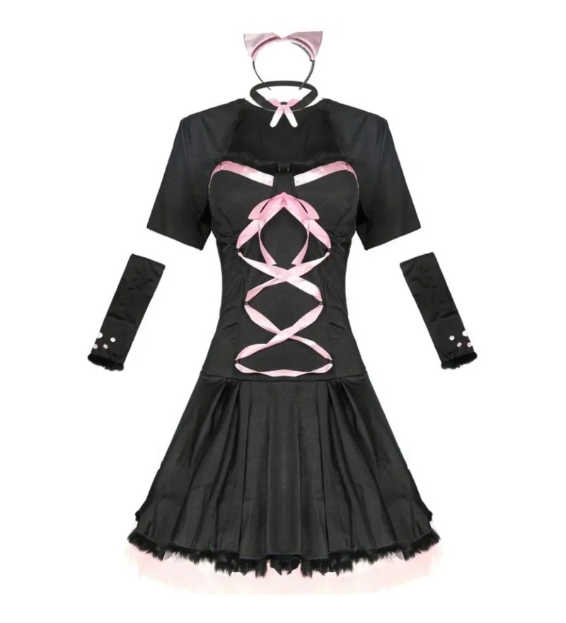 Abito di Halloween per adulti  - Anime Cosplay Black Girl recensione e prezzo