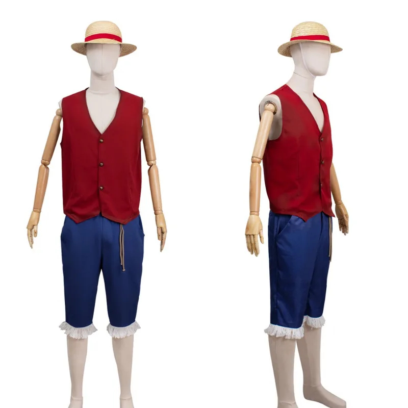 ▶ ❤ Costume Cosplay di Luffy d - Anime Cosplay One Piece recensione e prezzo