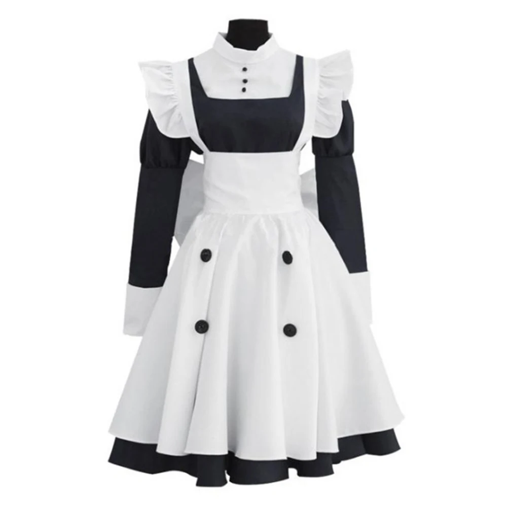 2025 Meyrin Cameriera Uniforme - Anime Cosplay Black Girl recensione e prezzo