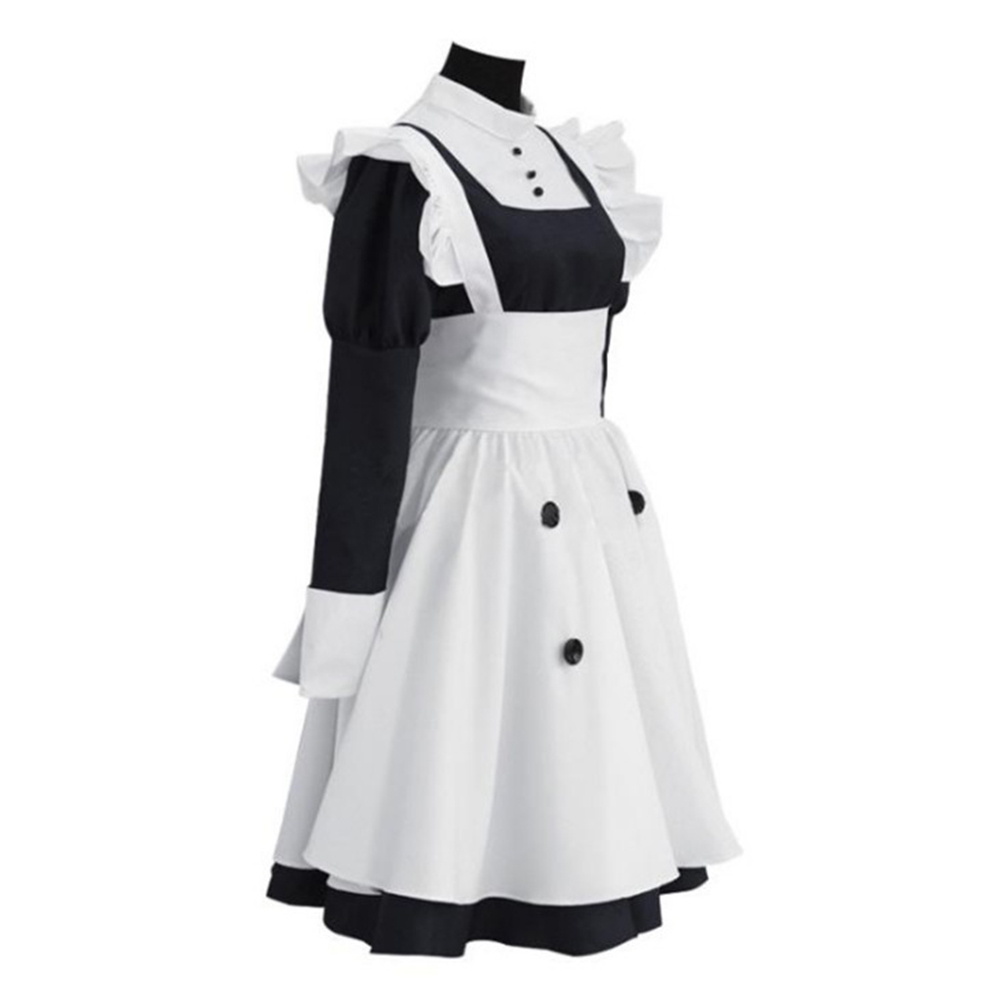 2025 Meyrin Cameriera Uniforme - Anime Cosplay Black Girl recensione e prezzo