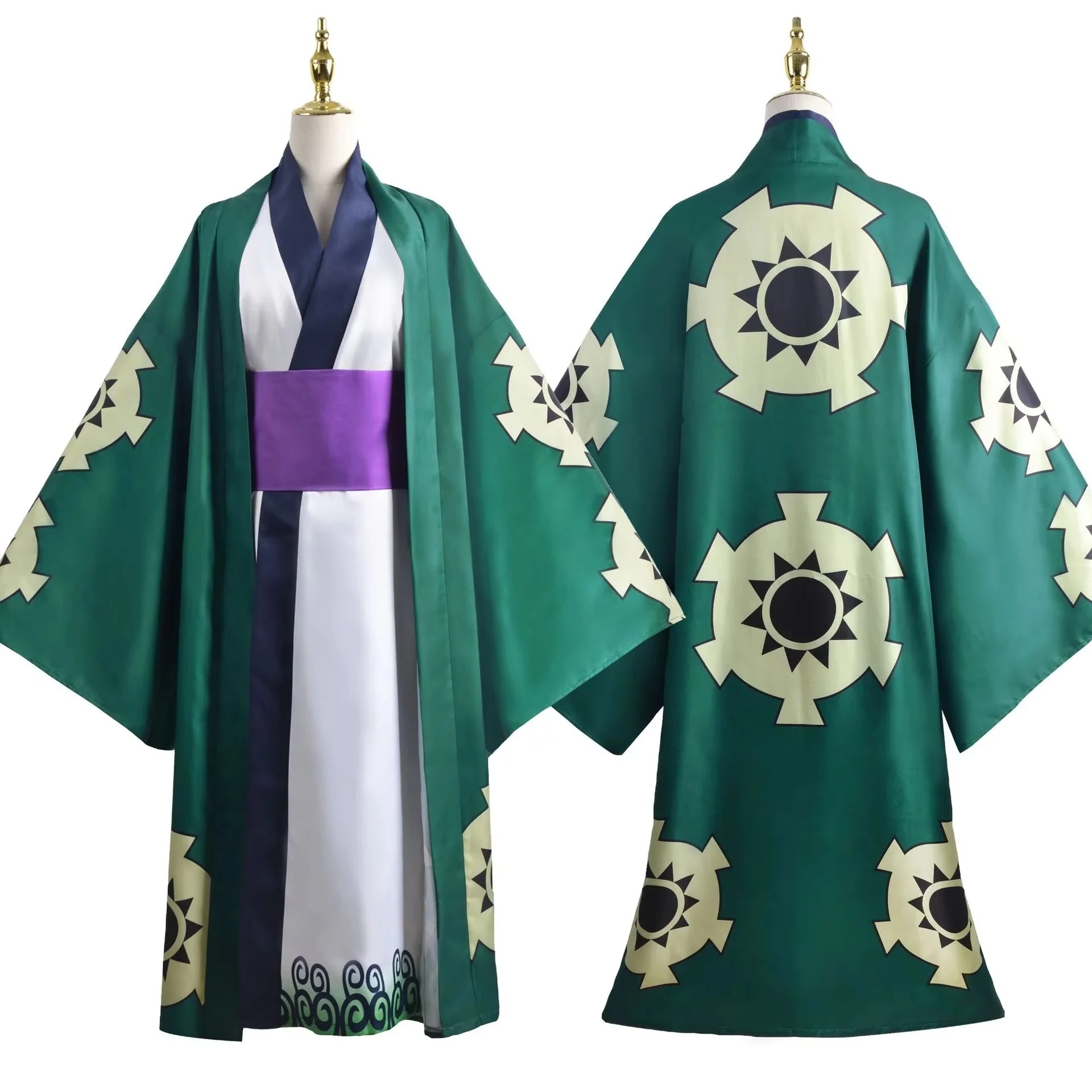 Verde Roronoa Zoro Kimono Cosp - Anime Cosplay One Piece recensione e prezzo