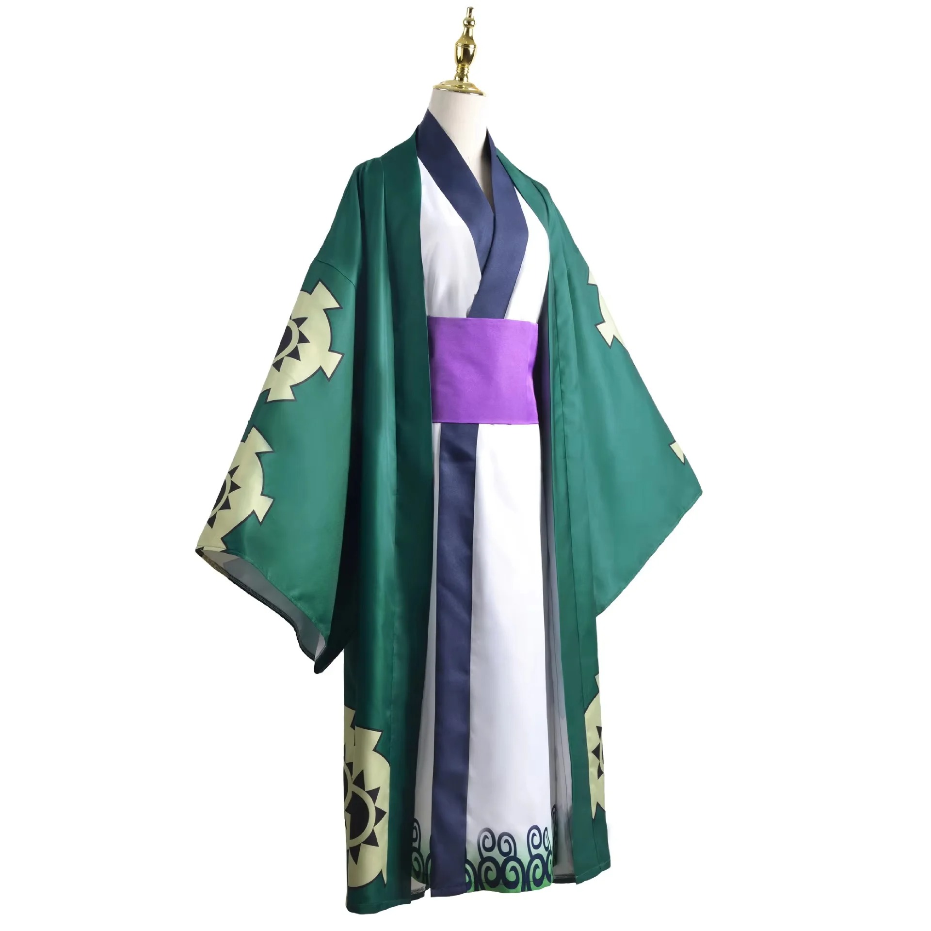 Verde Roronoa Zoro Kimono Cosp - Anime Cosplay One Piece recensione e prezzo