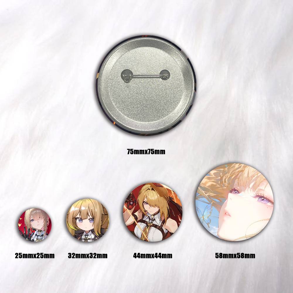 Nuovi Badge Rotondi di Evelyn  - Cosplay Zone Anime Friends recensione e prezzo